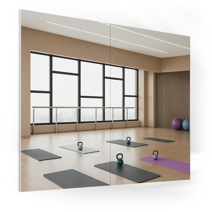 mirror wall 180 x 100 cm (including mountable castors)